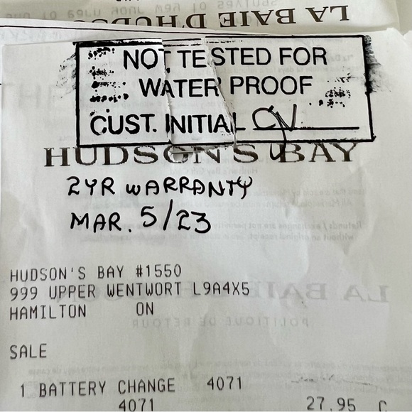 Olivia Burton Rose Gold and Gray Leather Strap Watch - Picture 10 of 11